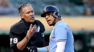 【MLB】“独り言”で即刻退場「罵ってない」　ストライク判定に不満露わ「かなり外れていた」