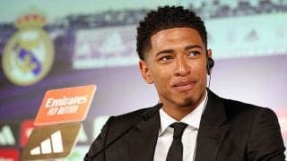 マドリー加入のベリンガムがお披露目会見で所信表明！　背番号はかつてジダン背負った5番に決定