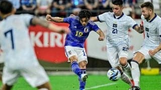 旗手怜央は日本代表でのIHでの起用に「そこで生きないのであれば、僕のいる価値はない」。また、「常に意識をしてた」試合中の動きも明かす