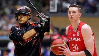 バスケ＆野球の日本代表が“夢の対面”…イチローファンのホーキンソン「一生の夢が叶った」