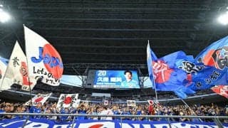 「サポの中で一番可愛い」「女神」と応援姿が大反響！ 「ミスマガジン2023」ベスト16・千葉祐夕さんが日本代表戦を“本拠地”で観戦