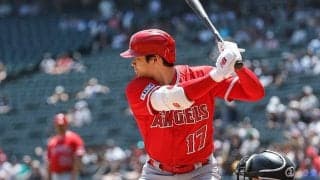 【MLB】大谷翔平、171キロ“痛烈”二塁打で今季最長13試合連続安打　塁上では笑顔も