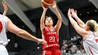 日本代表の先発ガードを務めた山本麻衣「自分たちのペースで40分間戦うことができるように」