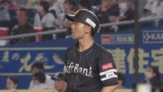 中村晃が9回に起死回生のタイムリー、鷹が逆転勝ち！　田浦文丸が今季初白星