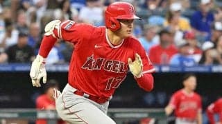 【MLB】大谷翔平、激走で打点→ライバルに刺され盗塁死　手を広げアピールも…判定覆らず