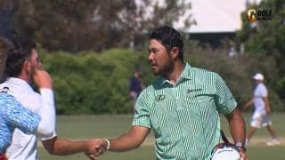 【動画】松山英樹、15番パー3で観客沸かす　ムービングデー「67」で上位浮上