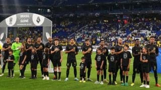 異例の“オールブラック”ユニ、「人種差別があれば試合はない」とブラジル代表が反人種差別を訴え…スタジアムの装飾もブラックに