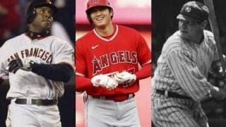 ルース、ボンズ、ゲーリック…偉大な大打者の記録に並んだ大谷翔平！ 無双状態の偉才に驚嘆の声「21年を上回る勢い」