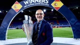 「まずは楽しんで欲しい」見事な初優勝、スペイン代表指揮官は選手たちを称える「気持ちを説明する言葉はない」