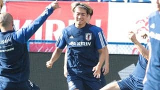 「代表として帰って来られるのが一番」元ホームのパナスタ凱旋の中村敬斗、「ゴール前で仕事をするのも大きな武器」と結果に繋がる仕事に意欲