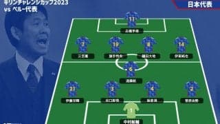 ペルー戦の日本、新主将の遠藤航ら先発！　前回から6選手変更で古橋亨梧、伊東純也、三笘薫の前線