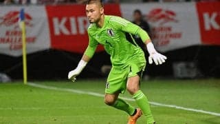 3年半ぶり出場の中村航輔はチームの出来に満足…MIXで久保建英と微笑ましいやり取りも