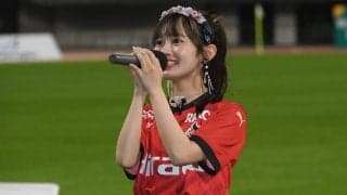 前回は大好評！熊本の応援アンバサダー、「#ババババンビ」の近藤沙瑛子さんが磐田戦でえがおSに再び来場！