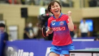 パリ五輪代表選考で2位キープの平野美宇「昔の自分とは違う」持ち前のスピードに加え回転量でラリーを制す