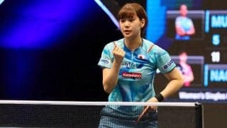 長﨑美柚が木原美悠に0-2から逆転勝利で4強進出！世界卓球銅『Wみゆう』対決を制す【卓球 WTTコンテンダーチュニス】