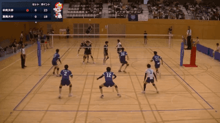 東日本バレーボール大学選手権大会 男子準決勝【見逃し配信】