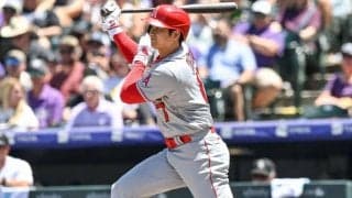 【MLB】大谷翔平、激走適時三塁打で23度目マルチ安打　183キロ痛烈打球に敵地どよめき