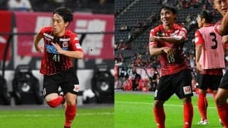 「最高の相棒！」札幌時代の名コンビ、三好康児が日本を去るチャナティップとハグでお別れ…そこに写り込む人物にも注目「ひょっこりはんw」