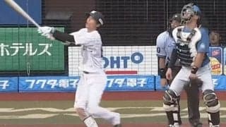「スゴいスイング。柳田みたい」通算0発の24歳…まさかの“特大弾”に球場騒然