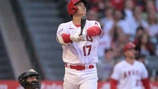 【MLB】大谷翔平は「虫が顔に飛んでも136m飛ばす」　特大26号に地元局騒然「信じられないよ」
