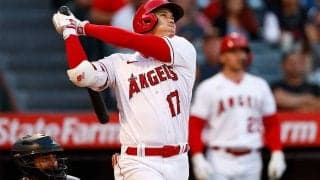 【MLB】大谷翔平、本塁打王を争うライバルへ“お返し”豪快26号同点弾　実況も「ボールを粉砕した！ スゴイ」と大興奮
