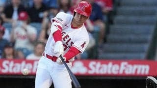 【MLB】大谷翔平、投手強襲安打で“謝罪”　165キロ痛烈打で25度目マルチ…止まらぬ快音