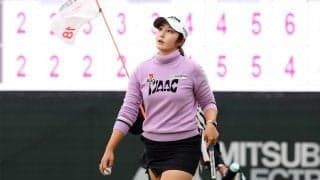 【女子ゴルフ】宮田成華、ペ・ソンウが首位タイ発進、1打差に桑木志帆、サイ・ペイイン　資生堂 レディスオープン初日