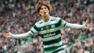 移籍噂の古橋亨梧もモデルに起用！セルティックが新ユニ発表も、あえて崩したデザインには不満も「受け入れられない」