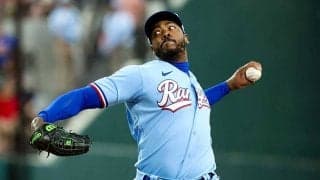【MLB】伸び上がる35歳の剛球に「恐るべし」　“新天地”で輝く人類最速左腕の「身体が分厚いな」