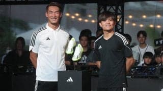 久保建英「子供たちの憧れの選手になりたい」、アディダスイベントで新シーズンへ意気込み「昨シーズン以上のプレーを」