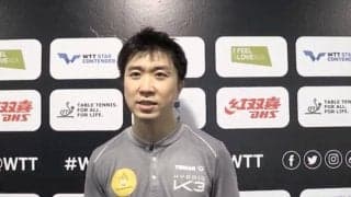 神巧也 本戦1回戦敗退も「悪いところばかりではなかった。状態は上向いている」【卓球 WTTリュブリャナ】