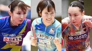 早田ひな、伊藤美誠、平野美宇らが出場 卓球パリオリンピック選考会 女子出場メンバー発表！