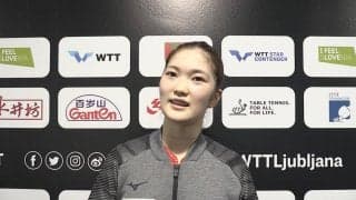 木原美悠 ストレートで初戦突破「意地を見せてプレーをしたい」【卓球 WTTリュブリャナ】