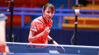 早田ひな 逆転勝利でベスト16進出！次戦は張本美和との日本人対決に【卓球 WTTリュブリャナ】
