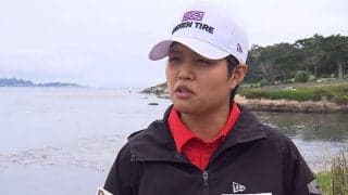 野村敏京「ペブルビーチで1アンダーは良いスコアだと思います」