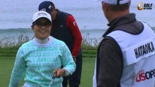 【動画】畑岡奈紗は1打差3位と好発進　後半に4バーディを積み重ねる