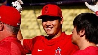 【MLB】ニコニコが止まらない「大谷くんもうれしそう」　元助っ人と“懐かし対面”が反響