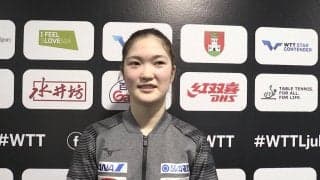 木原美悠 逆転勝利でベスト8「すごい試合だとは思わない。終盤で修正できた」【卓球 WTTリュブリャナ】