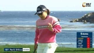【動画】畑岡奈紗、6バーディ「66」の会心ゴルフで単独首位浮上！