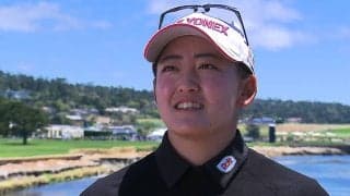 岩井千怜は48位　「もう少し冷静になれれば」と目標のアンダーパーならず