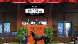 キタサンブラック産駒のアイムオールレディセクシーの2022は2億9000万円 「アスク」の冠名で知られる廣崎利洋HD(株)が落札