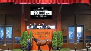 藤田晋氏が名牝ダイナカール一族の仔を落札 スペシャルグルーヴの2022は2億円