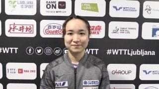 ベスト4の伊藤美誠「身体が以前よりも動けるようになった。少しずつよくなっている」【卓球 WTTリュブリャナ】