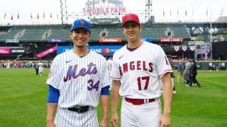 【MLBオールスター2023】大谷翔平と千賀滉大の再会に公式サイトも注目　会話は秘密も「この帽子を被せます」とメッツに“勧誘”