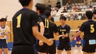 駿台学園高が中央大、明治大を撃破！　有力視されるインターハイの頂点へ梅川監督「これからもっとパターンをつくっていければ」【バレーボール東京エキシビションマッチ2023】
