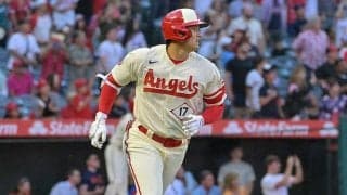 【MLB】詰まっても逆方向に“ズドン”　大谷翔平の桁違いのパワーに解説も愕然「ビーストだ」