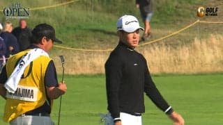 【動画】中島啓太は1オーバー48位　15番は約16mを沈めてスーパーイーグル