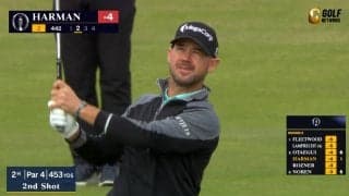 【動画】ブライアン・ハーマン、4連続バーディにイーグル締めの6アンダーを記録