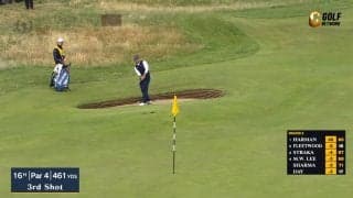 【動画】松山英樹は25位　16番は足をバンカーに入れながらナイスパーセーブ