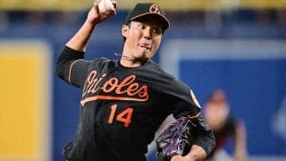 【MLB】藤浪晋太郎、背番号「14」でオリオールズデビュー登板　出会い頭の一発浴びるも12試合連続無四球と安定
